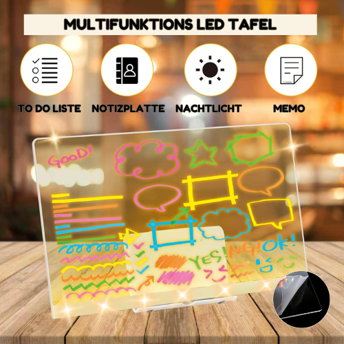 ColorGlow™ – Kreatives Lichtbrett mit Leuchteffekt